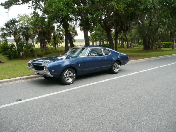 1969 Olds Muscle Car Cutlass Post Coupe