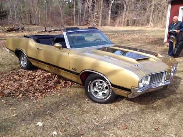 1970 Olds Cutlass 442 Convertible Windsor Ct Oldsmobilecentral Com