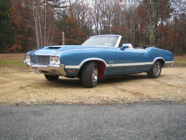 1970 Oldsmobile 442 Convertible W 30 Upgrades Boston Ma Oldsmobilecentral Com