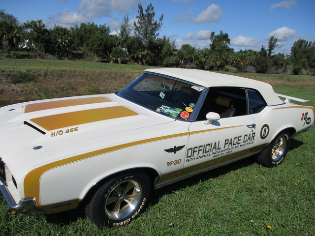 SOLD!!! 1972 HURST/OLDS W-30 PACE CAR CONVERTIBLE