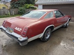 1977 Oldsmobile 442 with 58,364 miles. Stored 30 years. Original paint.